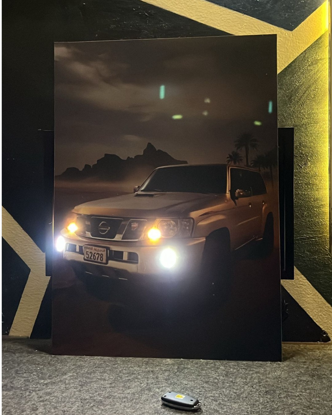 Luxury LED Car Plate