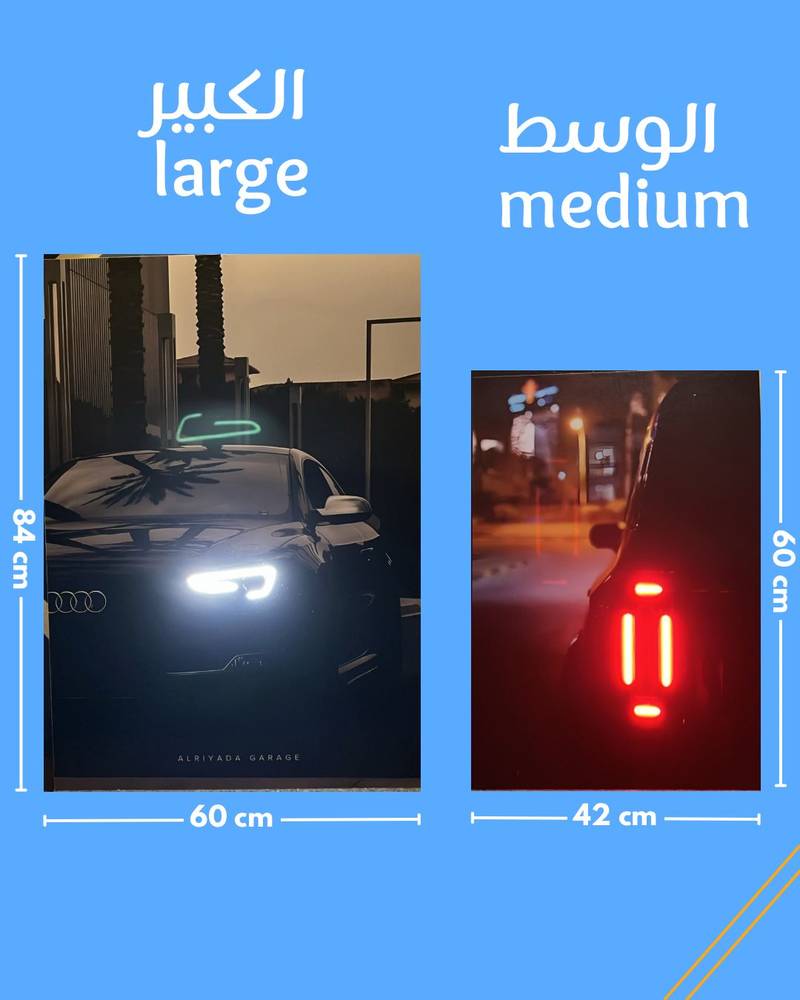 Luxury LED Car Plate
